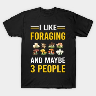 3 People Foraging Forage Forager T-Shirt